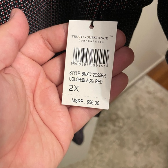 Truth. Substance, Big & Tall, short sleeve button down - Picture 6 of 7